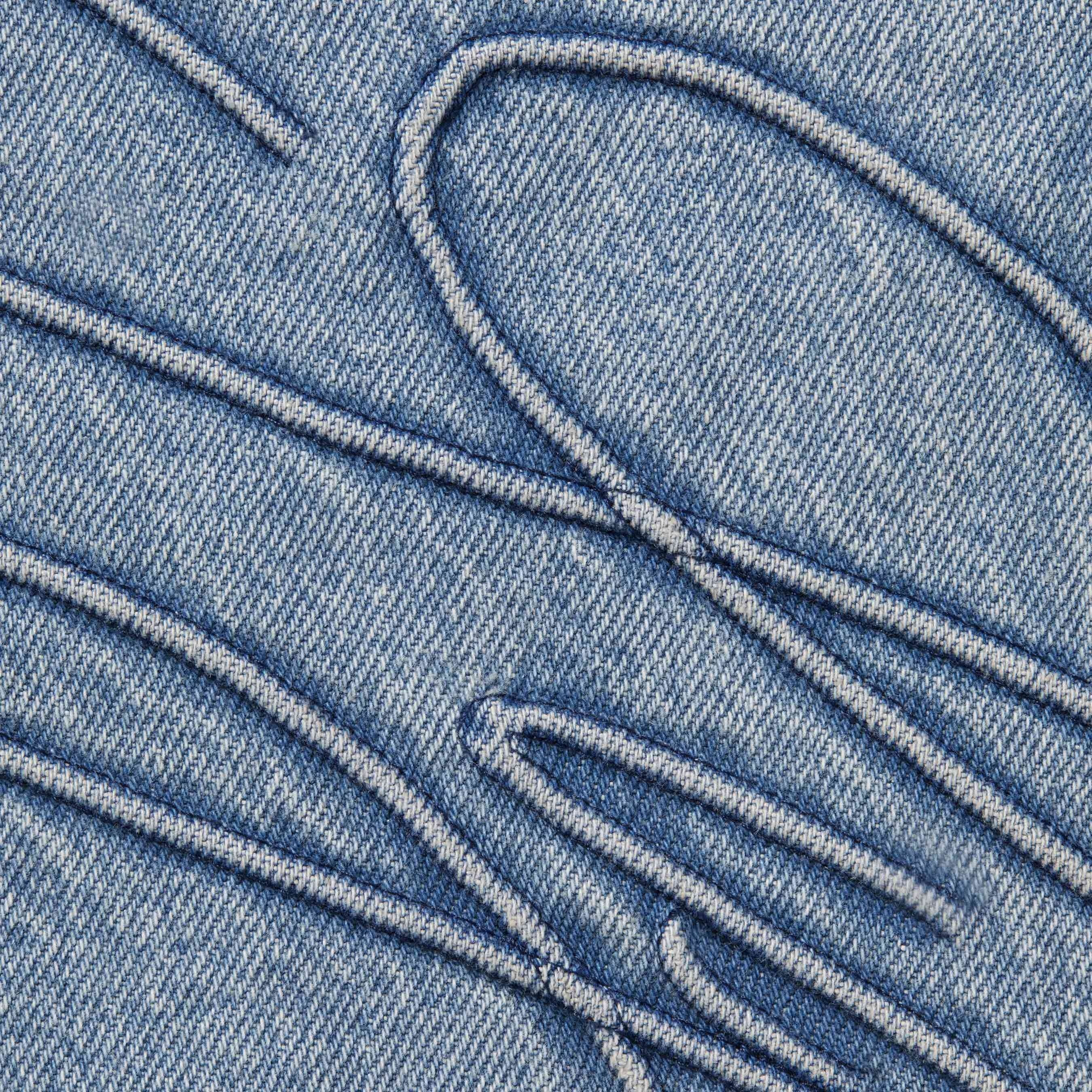 Script Baggy Denim Short view 7